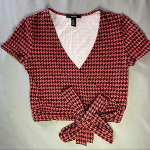 Forever 21 Wrap-Tie Crop Top